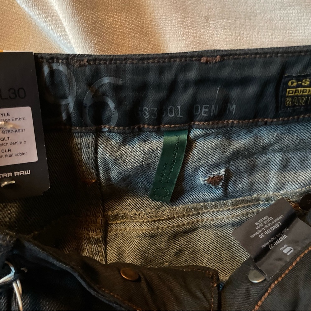 NWT G-star 96 raw boyfriend style w23 l30 - Picture 3 of 4